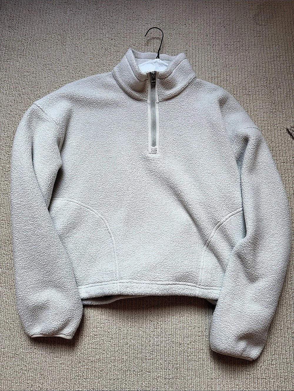 Outdoor Voices MegaFleece Half-Zip Hoodie White